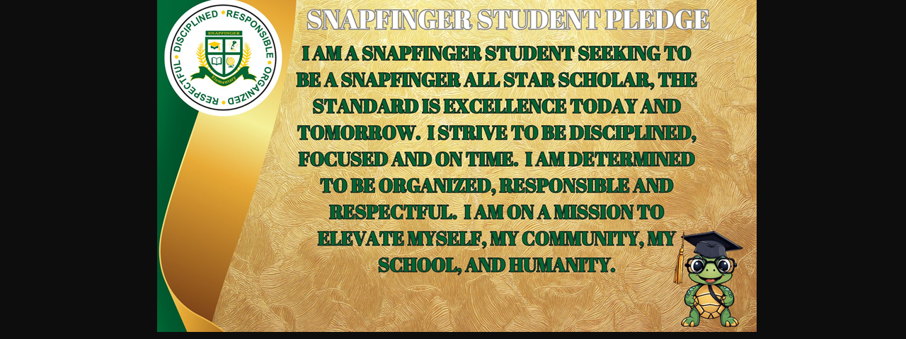 Snapfinger Pledge